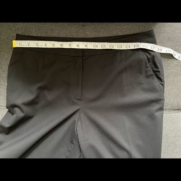 𝅺st John Caviar black wide leg wool pants size 10 - Picture 9 of 12